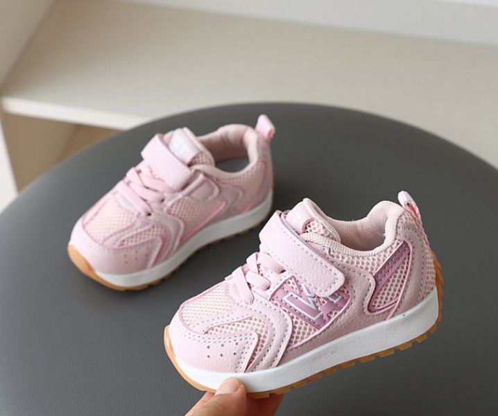 【預購】LIN005韓版男/女童網布透氣軟底小中大童鞋(14.5~18)【一雙就免運】 韓版男童寶寶鞋小白鞋學步鞋