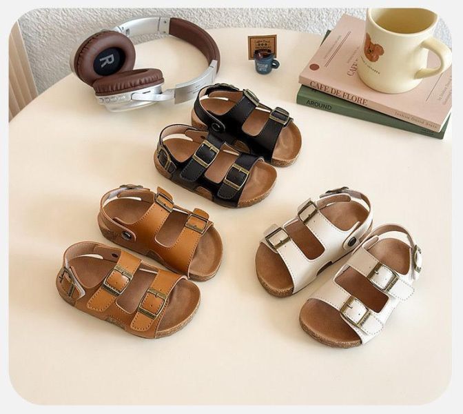 【預購】LIN006韓版男/女童兒童涼鞋/三色選/軟底小中大童鞋(13.5~18)【一雙就免運】 韓版男童寶寶鞋小白鞋學步鞋