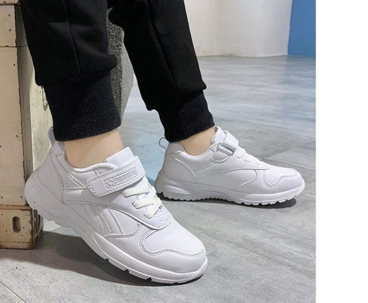 【預購】LIN014中性大童鞋/運動鞋/小白鞋(16~21)【一雙就免運】 韓版男童寶寶鞋小白鞋學步鞋