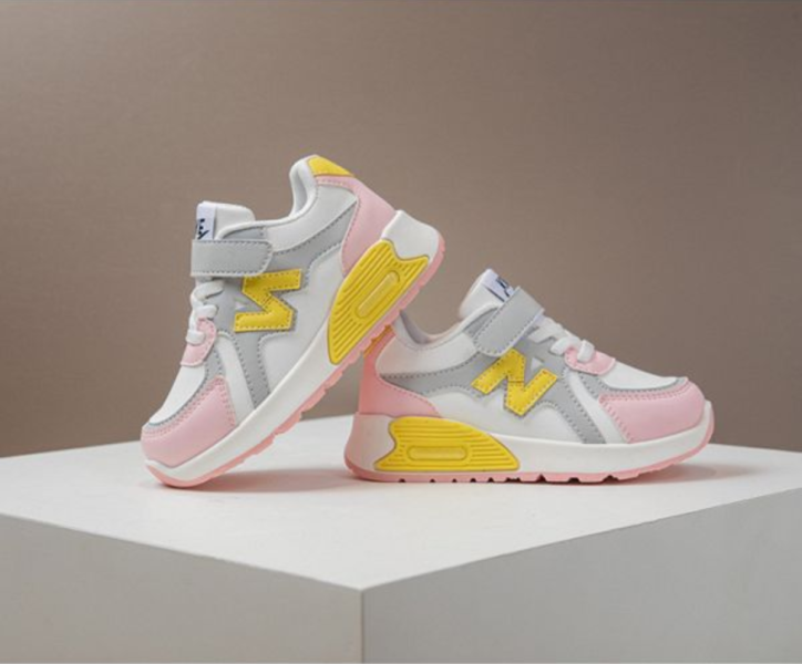 【預購】LIN004韓版男/女童軟底百搭時尚中大童鞋(16~21.5)【一雙就免運】 韓版男童寶寶鞋小白鞋學步鞋