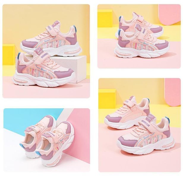 【預購】LIN011韓版女童大童鞋/運動鞋/2色選(17.5~24)【一雙就免運】 韓版男童寶寶鞋小白鞋學步鞋