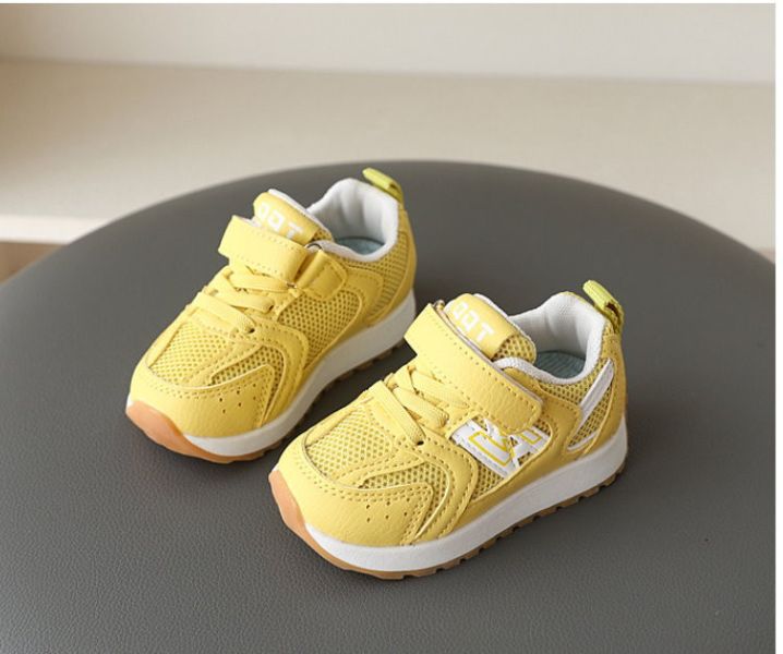 【預購】LIN005韓版男/女童網布透氣軟底小中大童鞋(14.5~18)【一雙就免運】 韓版男童寶寶鞋小白鞋學步鞋