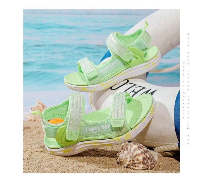 【預購】LIN009女童涼鞋沙灘鞋/三色選/軟底小中大童鞋(17.5~20)【一雙就免運】 韓版男童寶寶鞋小白鞋學步鞋