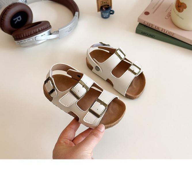 【預購】LIN006韓版男/女童兒童涼鞋/三色選/軟底小中大童鞋(13.5~18)【一雙就免運】 韓版男童寶寶鞋小白鞋學步鞋