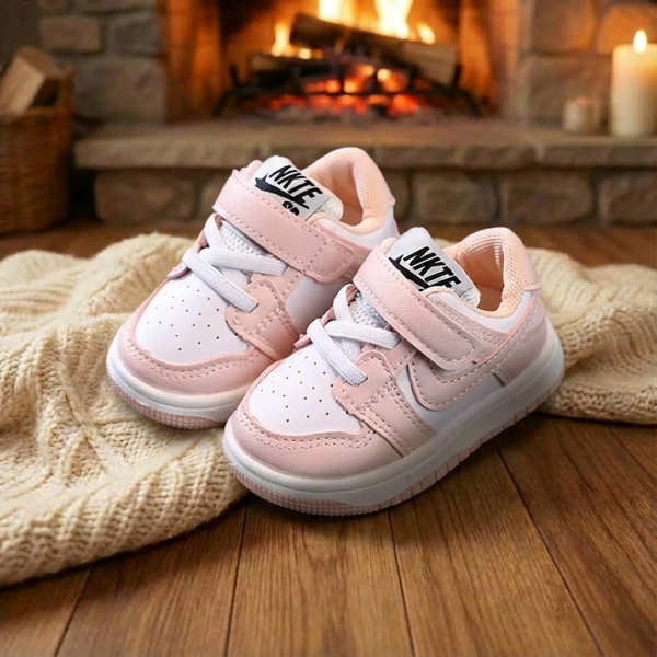 【預購】LIN001韓版男/女童小中大童鞋(13.5~17.5)【一雙就免運】 韓版男童寶寶鞋小白鞋學步鞋