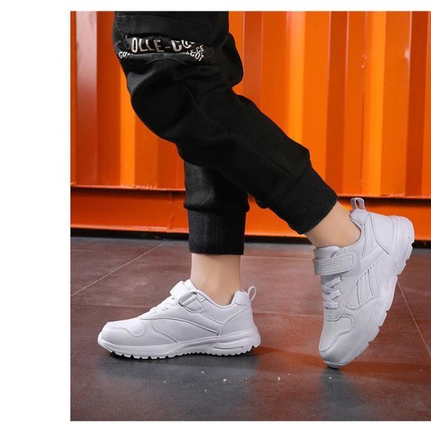 【預購】LIN014中性大童鞋/運動鞋/小白鞋(16~21)【一雙就免運】 韓版男童寶寶鞋小白鞋學步鞋