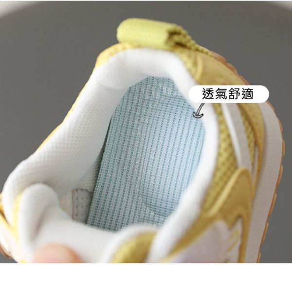 【預購】LIN005韓版男/女童網布透氣軟底小中大童鞋(14.5~18)【一雙就免運】 韓版男童寶寶鞋小白鞋學步鞋