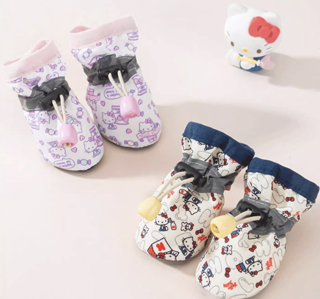 卡通版外出鞋 狗狗鞋｜防燙狗鞋｜寵物外出鞋｜狗狗防滑鞋｜狗狗腳掌保護