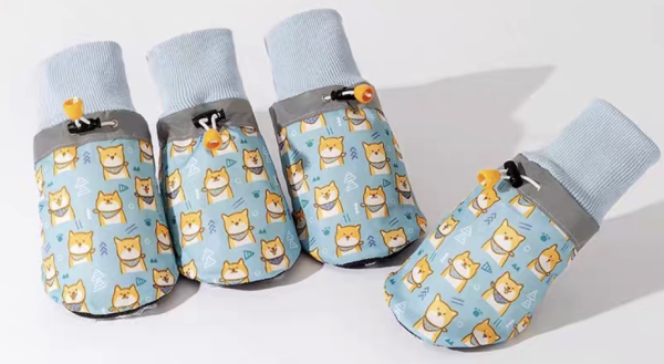 花花版外出鞋 狗狗鞋｜防燙狗鞋｜寵物外出鞋｜狗狗防滑鞋｜狗狗腳掌保護