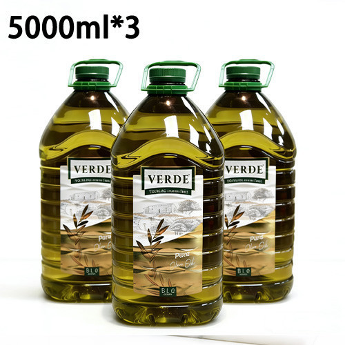 【利盛行】原裝進口 VERDE PURE 5公升 橄欖油*3 