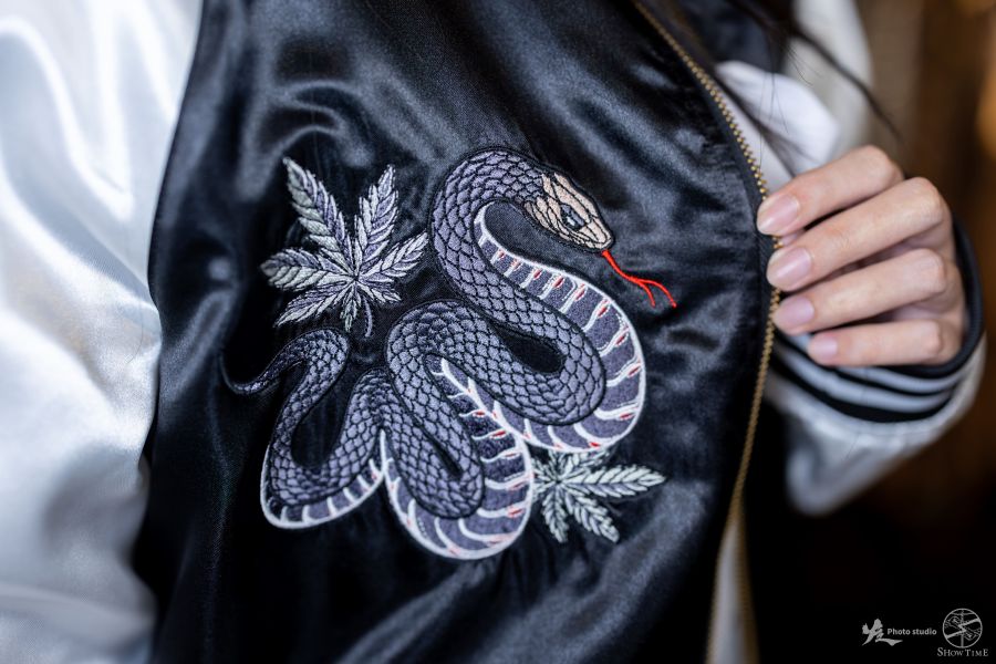 浮世繪x蛇 雙面穿橫須賀外套 