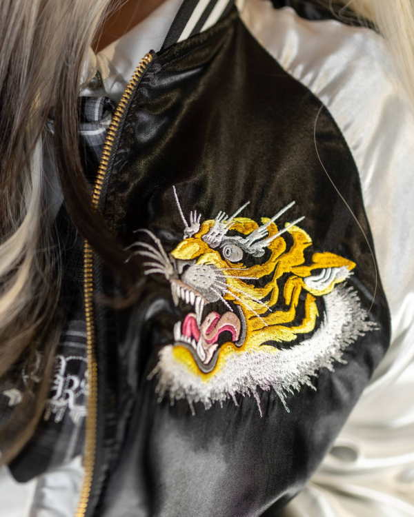 龍爭虎鬥(黑) 雙面穿橫須賀外套 