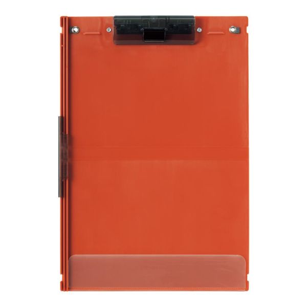 日本 LIHIT LAB. MUTUAL 復古色系 雙折式寫字板 板夾(A-2068)可A4折成A5 