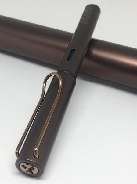 德國 LAMY Lx奢華系列 Live Deluxe Marron栗子棕鋼筆(附吸墨器)四種尖可選購 