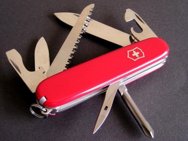 瑞士製造 VICTORINOX 維氏 健行者Hiker系列-經典13用瑞士刀(1.4613) 13功能合一,瑞士製,瑞士刀