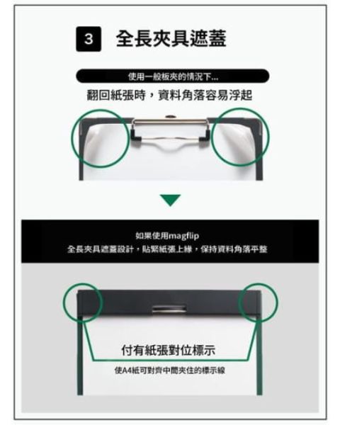 日本 KING JIM magflap A4磁吸式板夾(5085)四色可選購 