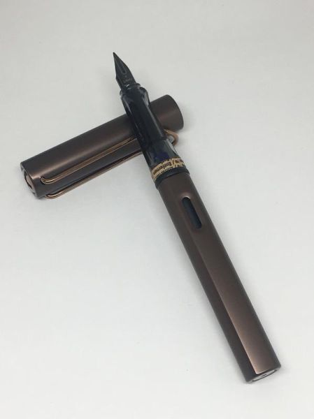 德國 LAMY Lx奢華系列 Live Deluxe Marron栗子棕鋼筆(附吸墨器)四種尖可選購 