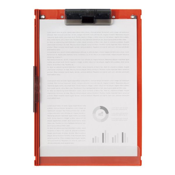 日本 LIHIT LAB. MUTUAL 復古色系 雙折式寫字板 板夾(A-2068)可A4折成A5 