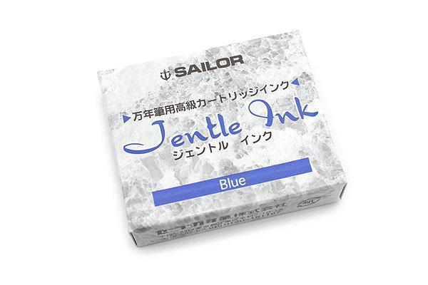 日本 SAILOR 寫樂 Jentle ink鋼筆用卡式墨水管/卡水 12支入 舊款賣完即改為新包裝13-0404 
