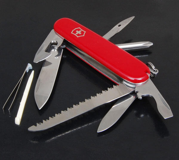 瑞士製造 VICTORINOX 維氏 健行者Hiker系列-經典13用瑞士刀(1.4613) 13功能合一,瑞士製,瑞士刀
