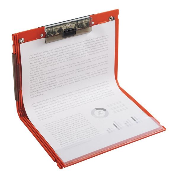 日本 LIHIT LAB. MUTUAL 復古色系 雙折式寫字板 板夾(A-2068)可A4折成A5 