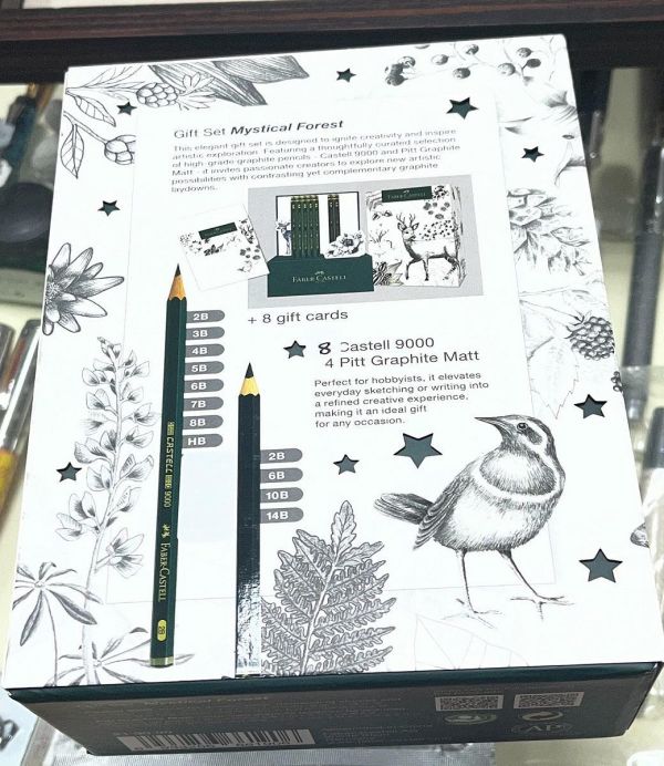 Faber-Castell 輝柏 藝術家專家級素描鉛筆星空禮盒 贈獨家削筆器 亞光素描鉛筆(219090) 