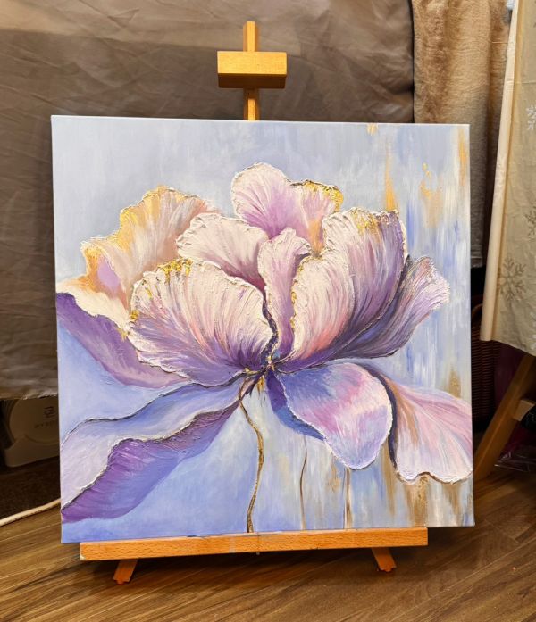 【春季限定】肌理畫創作–春天的綻放 Spring Bloom｜Textured Floral Art Workshop 