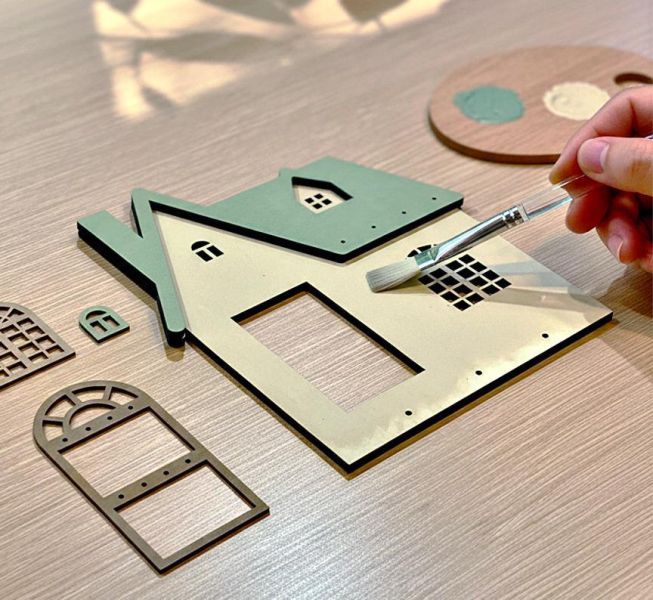 【春季限定】春日歐式小屋–療癒首飾收納架 DIY European Cottage Jewelry Rack 