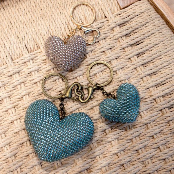 【新春限定】鉤織手作玻璃珠愛心吊飾 Beaded Heart Charm Crochet Workshop 