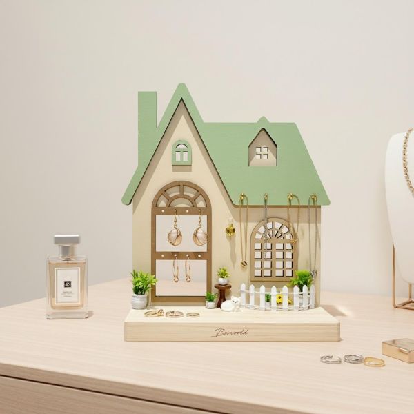 【春季限定】春日歐式小屋–療癒首飾收納架 DIY European Cottage Jewelry Rack 