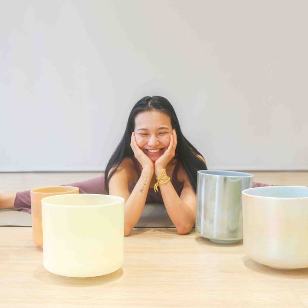 水晶缽與陰瑜伽-釋放身心壓力 修復內在情緒 Crystal singing bowl and Yin Yoga 