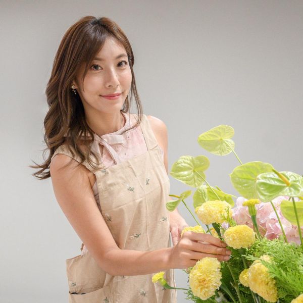 【中秋限定】柚見花香：提籃花禮X絲巾綁花手作 Mid-Autumn Pomelo Bloom：Basket Floral & Scarf Flower Workshop 中秋花藝課程、中秋手作課程、花藝體驗課、提籃花藝、絲巾綁花