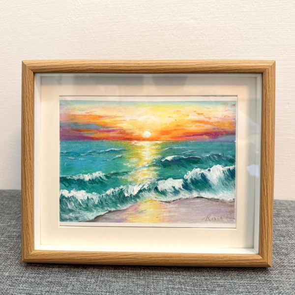 【風景系列】油性粉彩課-夏日彩霞Oil Pastel – Summer Sunset Glow 