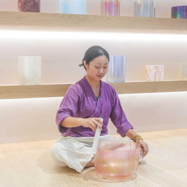 7-9月 | 煉金水晶缽體驗課1.5小時 Experience the power of Crystal singing bowl 