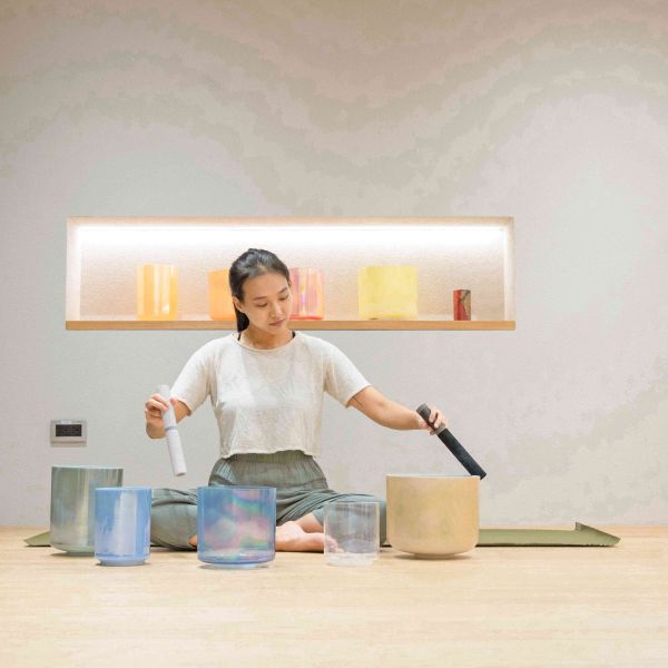 水晶缽與陰瑜伽-釋放身心壓力 修復內在情緒 Crystal singing bowl and Yin Yoga 