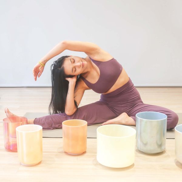 水晶缽與陰瑜伽-釋放身心壓力 修復內在情緒 Crystal singing bowl and Yin Yoga 