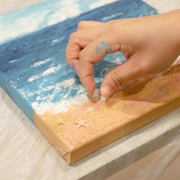 【夏季限定】奶油抹畫-夏天的海 Creamy texture- Summer ocean 