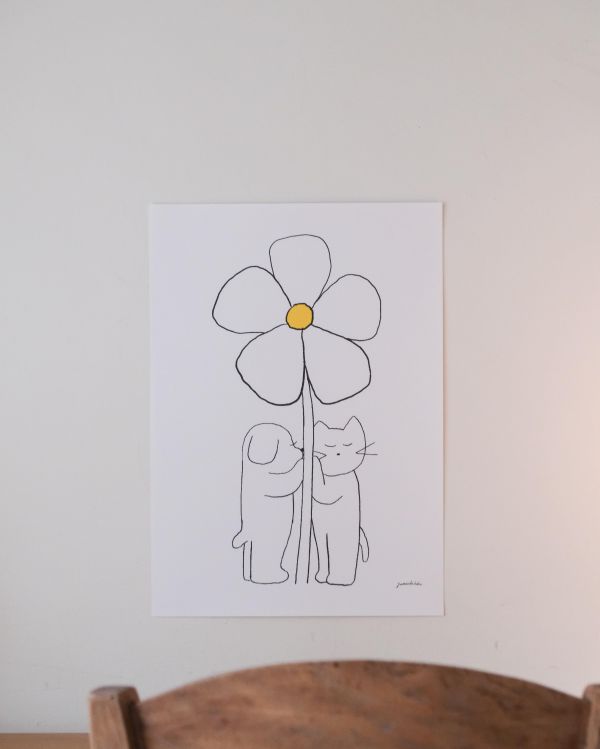江夏潤一 poster 9 小白花 