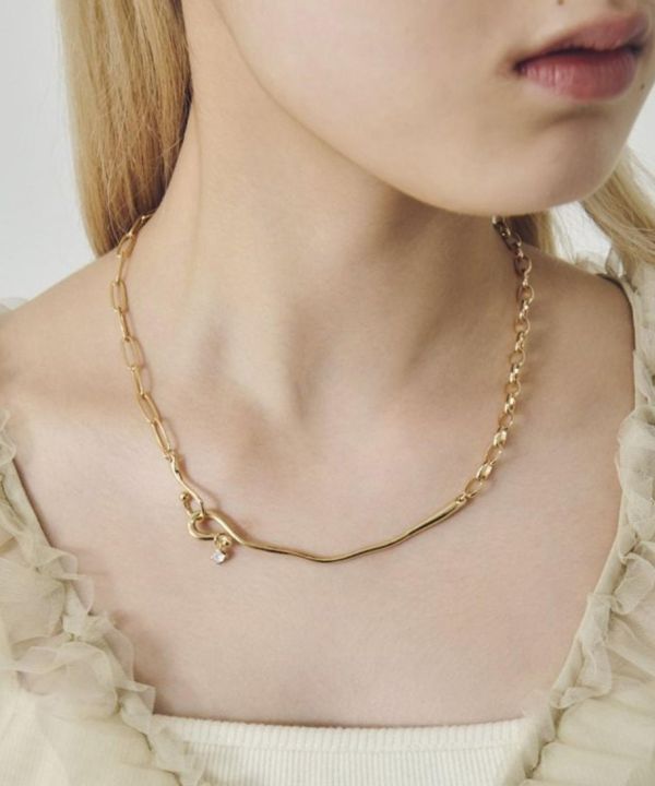 雙鏈Nuance Bar項鏈 