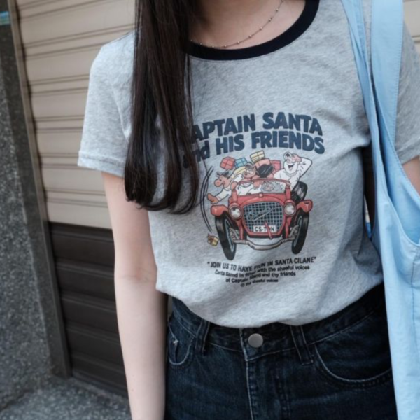 麻吉滾邊tee 