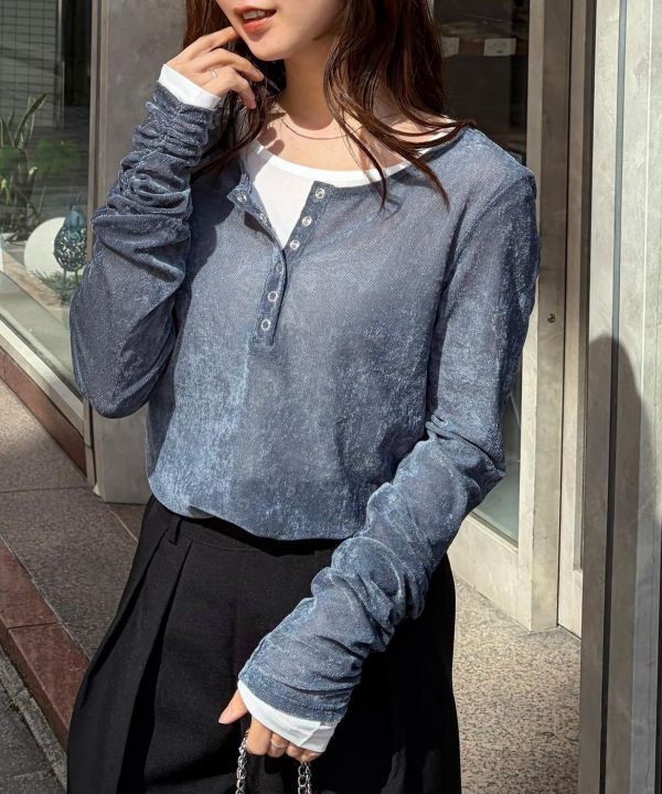 絲絨亨利領長踢 