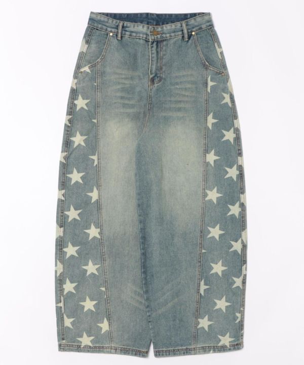 星星牛仔褲 