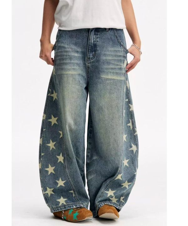 星星牛仔褲 