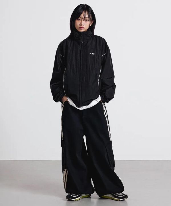 Filuminate弧形線條風衣 