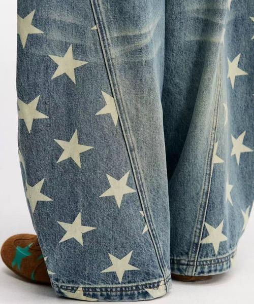 星星牛仔褲 