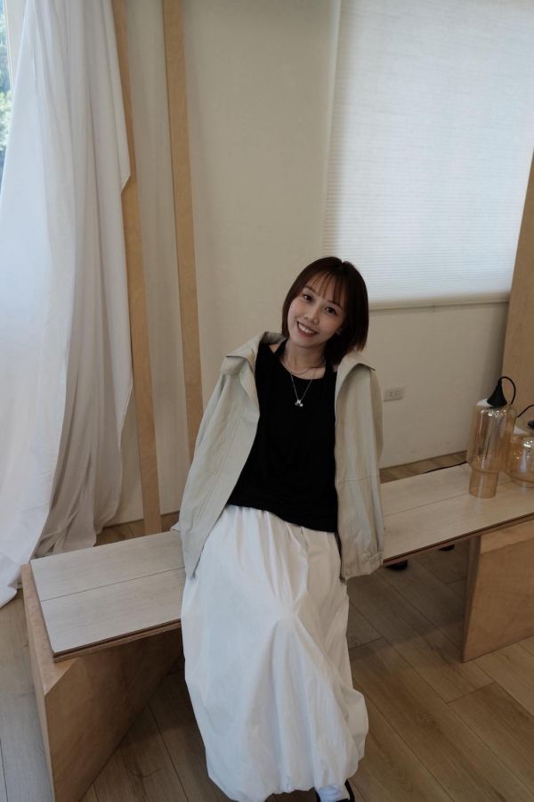 燕麥奶立領皮外 