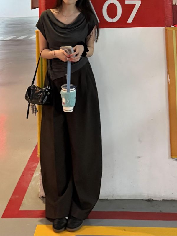 完美挺版微彎西裝褲 