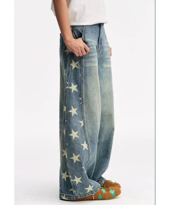 星星牛仔褲 