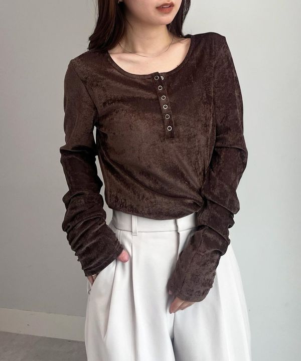 絲絨亨利領長踢 