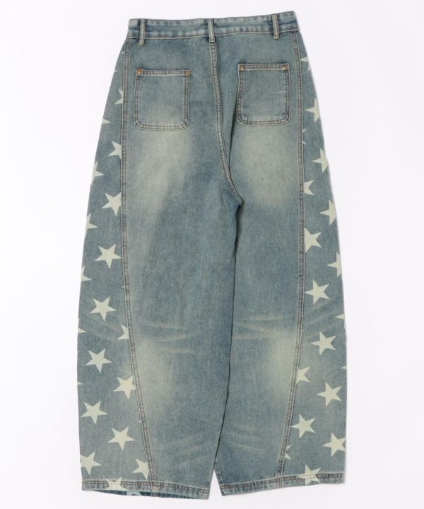 星星牛仔褲 